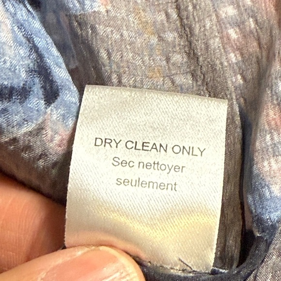 Rebecca Taylor Gray Silk Floral Print Bustier Corset Slip Dress, size 8 - Picture 9 of 10